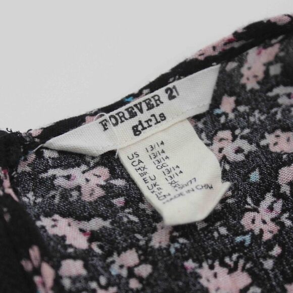 Forever 21 Floral Dress Girls Size US 13/14 - Picture 2 of 6